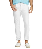 Polo Ralph Lauren Hudson White Varick Slim Straight Stretch Jeans