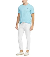 Polo Ralph Lauren Hudson White Varick Slim Straight Stretch Jeans