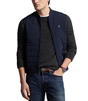 Polo Ralph Lauren Hybrid Full-Zip Double-Knit Vest