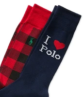 Polo Ralph Lauren I Love Polo Slack Socks 2-Pack