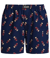 Polo Ralph Lauren Iconic Bear Printed Woven Boxer Briefs