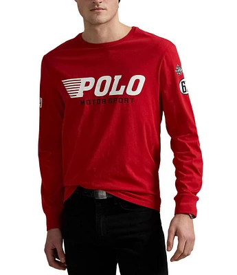 Polo Ralph Lauren Jersey Motorsport Graphic Long Sleeve T-Shirt
