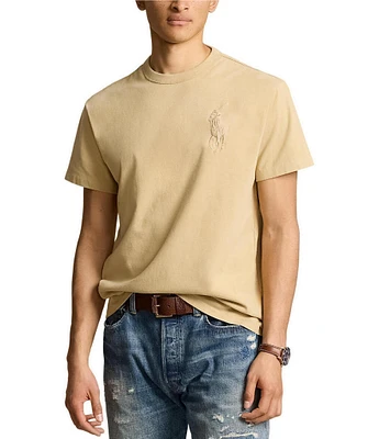 Polo Ralph Lauren Knit Jersey Classic Fit Big Pony Jersey Crew Neck Short Sleeve T-Shirt