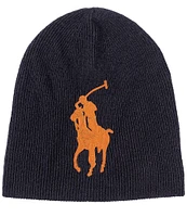 Polo Ralph Lauren Leather Patch Beanie