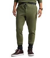 Polo Ralph Lauren Leather Pony Double-Knit Jogger Pants