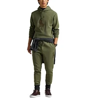 Polo Ralph Lauren Leather Pony Double-Knit Jogger Pants