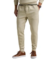 Polo Ralph Lauren Leather Pony Double-Knit Jogger Pants