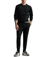 Polo Ralph Lauren Leather Pony Double-Knit Jogger Pants