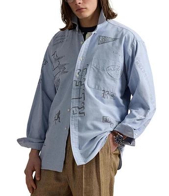Polo Ralph Lauren Linen Cotton Long Sleeve Woven Shirt