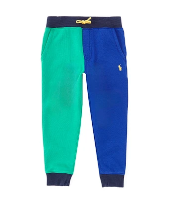 Polo Ralph Lauren Little Boys 2T-7 Color-Blocked Double-Knit Jogger Pants