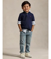 Polo Ralph Lauren Little Boys 2T-7 Hampton Straight Stretch Jeans