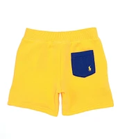 Polo Ralph Lauren Little Boys 2T-7 Logo Fleece Shorts