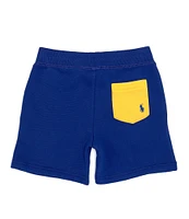 Polo Ralph Lauren Little Boys 2T-7 Logo Fleece Shorts