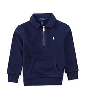 Polo Ralph Lauren Little Boys 2T-7 Long-Sleeve Collared French Terry Sweatshirt