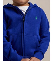 Polo Ralph Lauren Little Boys 2T-7 Long Sleeve Fleece Full-Zip Hoodie