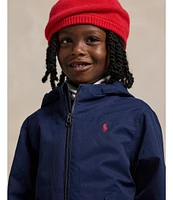 Polo Ralph Lauren Little Boys 2T-7 Long Sleeve Hooded Jacket