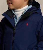 Polo Ralph Lauren Little Boys 2T-7 Long Sleeve Hooded Jacket