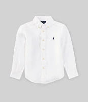 Polo Ralph Lauren Little Boys 2T-7 Long Sleeve Linen Shirt