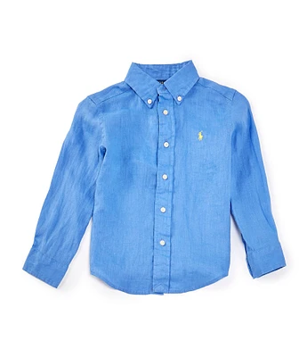 Polo Ralph Lauren Little Boys 2T-7 Long Sleeve Linen Shirt