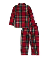 Polo Ralph Lauren Little Boys 2T-7 Long Sleeve Plaid Pajama Set