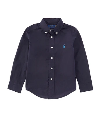 Polo Ralph Lauren Little Boys 2T-7 Long-Sleeve Poplin Shirt