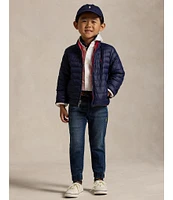 Polo Ralph Lauren Little Boys 2T-7 Long Sleeve Reversible Quilted Jacket