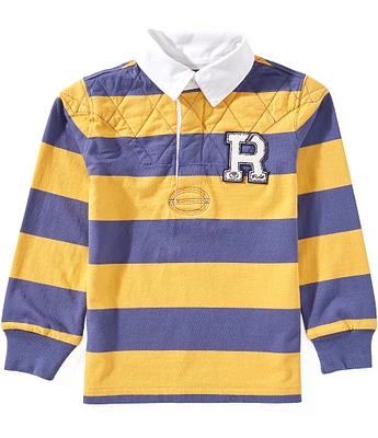Polo Ralph Lauren Little Boys Long-Sleeve Striped Jersey Rugby Shirt