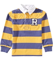 Polo Ralph Lauren Little Boys Long-Sleeve Striped Jersey Rugby Shirt