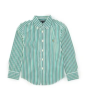 Polo Ralph Lauren Little Boys 2T-7 Long-Sleeve Striped Poplin Shirt