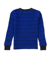 Polo Ralph Lauren Little Boys 2T-7 Long-Sleeve Striped Waffle-Knit T-Shirt