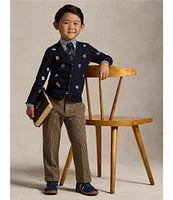 Polo Ralph Lauren Little Boys 2T-7 Long-Sleeve Varsity-Inspired Cardigan