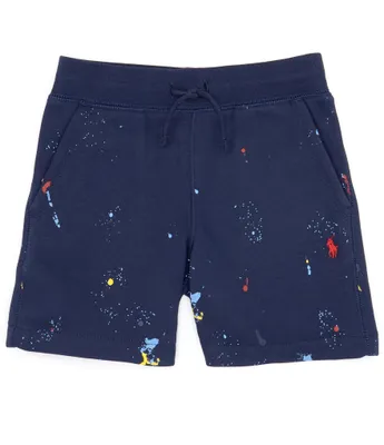 Polo Ralph Lauren Little Boys 2T-7 Paint-Spatter Fleece Shorts