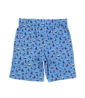 Polo Ralph Lauren Little Boys 2T-7 Sailboat Print Spa Terry Shorts