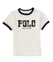 Polo Ralph Lauren Little Boys 2T-7 Short Sleeve Corduroy Logo Jersey T-Shirt