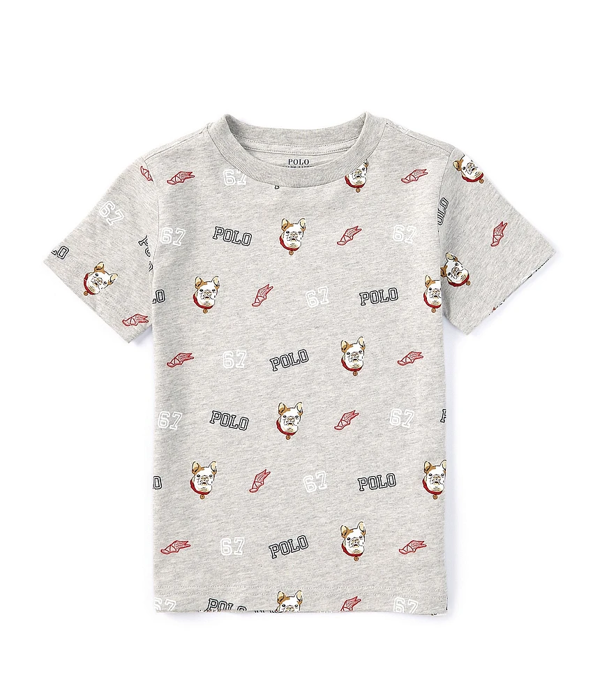 Polo Ralph Lauren Little Boys 2T-7 Short Sleeve Graphic Jersey T-Shirt