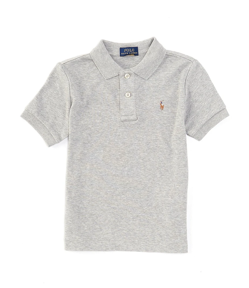 Polo Ralph Lauren Little Boys 2T-7 Short Sleeve Interlock Polo Shirt