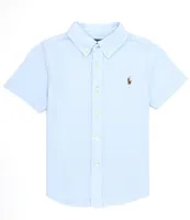 Polo Ralph Lauren Little Boys 2T-7 Short-Sleeve Knit Oxford Shirt