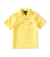 Polo Ralph Lauren Little Boys 2T-7 Short-Sleeve Linen Camp Shirt