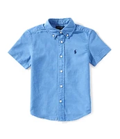 Polo Ralph Lauren Little Boys 2T-7 Short Sleeve Oxford Shirt