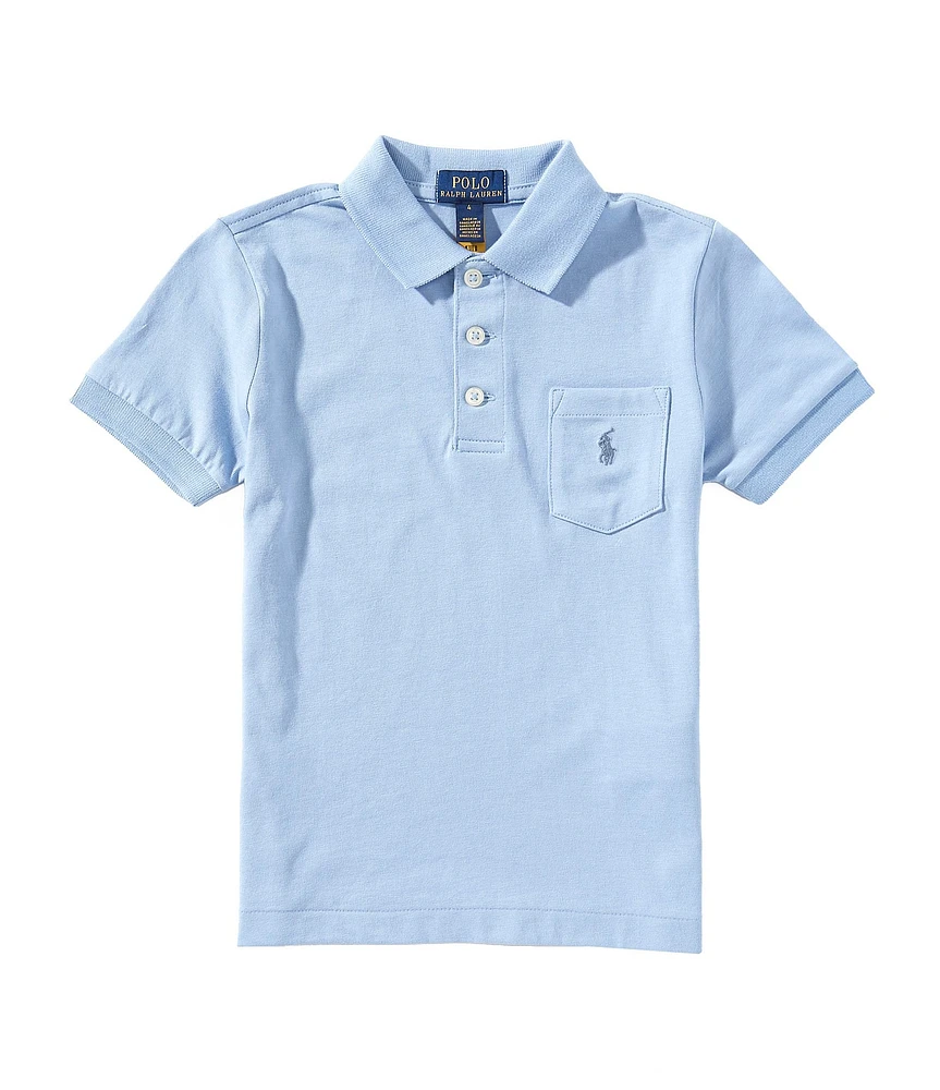 Polo Ralph Lauren Little Boys Short Sleeve Pocket Jersey Polo Shirt