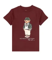 Polo Ralph Lauren Little Boys 2T-7 Short Sleeve Polo Bear Jersey T-Shirt