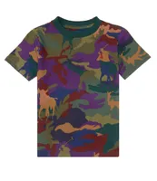 Polo Ralph Lauren Little Boys 2T-7 Short Sleeve Polo Pony Camo T-Shirt