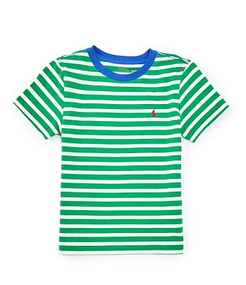 Polo Ralph Lauren Little Boys 2T-7 Short Sleeve Striped Jersey Ringer T-Shirt