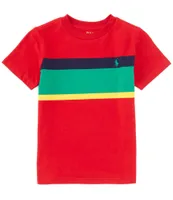 Polo Ralph Lauren Little Boys 2T-7 Short Sleeve Striped Jersey T-Shirt