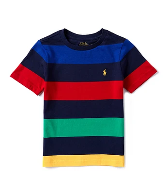 Polo Ralph Lauren Little Boys 2T-7 Short Sleeve Striped Jersey T-Shirt