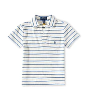 Polo Ralph Lauren Little Boys 2T-7 Short-Sleeve Striped Linen-Blend Polo Shirt