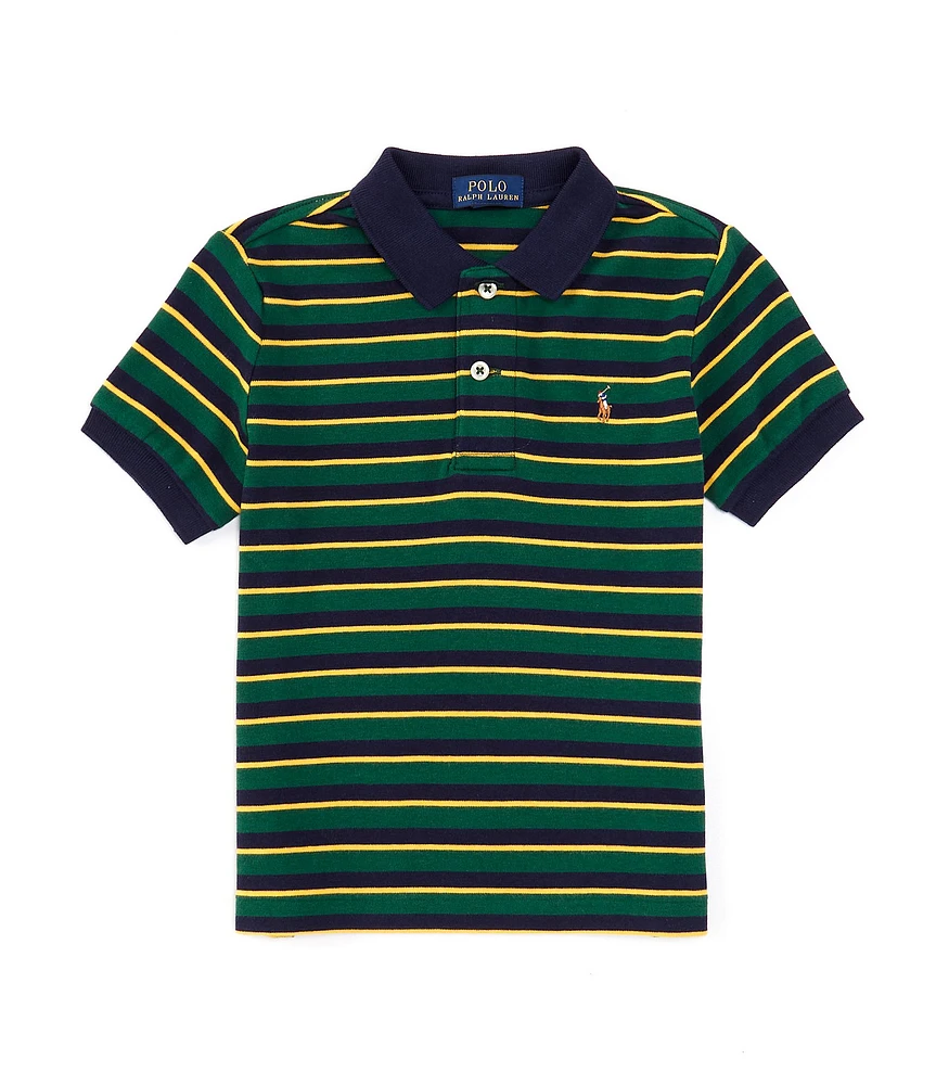 Polo Ralph Lauren Little Boys 2T-7 Short Sleeve Striped Polo Shirt