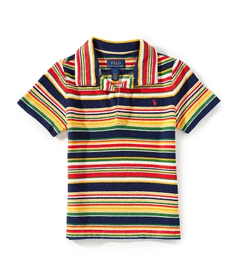 Polo Ralph Lauren Little Boys 2T-7 Short-Sleeve Striped Terry Polo Shirt