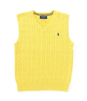 Polo Ralph Lauren Little Boys 2T-7 Sleeveless Cable-Knit Sweater Vest