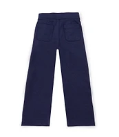 Polo Ralph Lauren Little Girls 2T-6X Buttoned Wide-Leg Ponte Pants